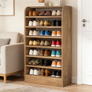 Armadio in Legno per Scarpe con Scaffale per Organizzare le Tue Calzature - Product Image 2