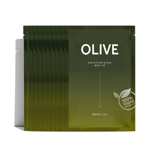 BARULAB <b>Korean</b> vegan certified skin care nourishing nutrient deep moisturizing care THE CLEAN VEGAN <b>MASK</b> - OLIVE - Product Image 4