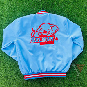 Chaqueta Bomber Varsity de Satén de Invierno de Alta Calidad para Hombre, Personalizada, Casual, Ecológica, Impermeable, Transpirable y de Secado Rápido - Product Image 2