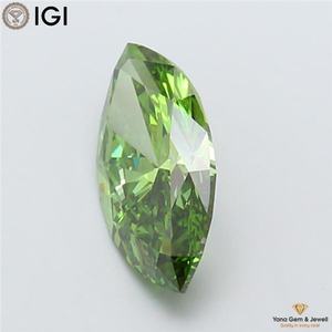 เพชรทรงมาร์คีส์ 1.51 กะรัต ได้รับการรับรองจาก IGI สีเขียวสดใส ระดับความสะอาด VS1 สำหรับแหวนเครื่องประดับสั่งทำพิเศษ - Product Image 6