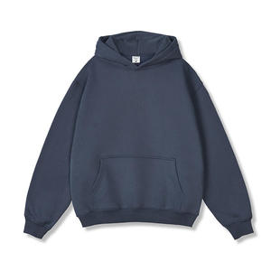 ผู้ผลิตเสื้อฮู้ดดี้โอเวอร์ไซส์สำหรับผู้ชาย ผ้าฝ้ายหนา สตรีทแวร์ แบรนด์ส่วนตัว รับผลิตแบบ OEM ขายส่ง - Product Image 2
