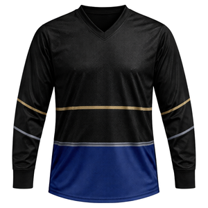Classic <b>Paintball</b> Jersey Three Tone Stripe Sublimation Long Sleeve Breathable Mesh Team Wear Professional Sports Uniform Gear - Product Image 2
