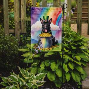 St Patrick's <b>Day</b> German Shepherd <b>Garden</b> Flag for Mailbox Patio Decor Multicolor Yard Banner Artwork for Flower <b>Beds</b> <b>Garden</b> Size - Product Image 2