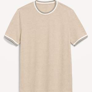 T-shirt personnalisé 100% coton noir à manches courtes avec bordure blanche, col rond, coupe décontractée, style streetwear - Product Image 1