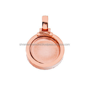 925 Silver Moissanite Trendy Hip Hop Pendant Necklace Gold Plated Iced Photo Personalized Family Member Picture Fine Charm <b>Gift</b> - Product Image 4