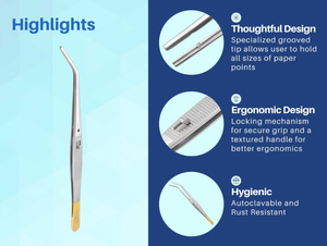 Pinzas Dentales de Calidad Premium al por Mayor, Pinzas Dentales con Logotipo Personalizado, Pinzas Dentales a Bajo Precio, Pinzas Dentales con Certificación CE de Grip Surgical - Product Image 3