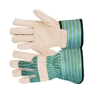 Gants de sécurité en cuir de vachette grainé haute performance, doublure en coton, gants de travail industriels canadiens, résistants à la chaleur - Product Image 4