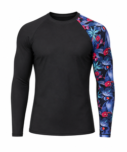<b>Men</b> Quick-Dry <b>Stretch</b> Fitness Shirt Gym Clothes Breathable Rash guard Wrestling T Shirt Martial Arts Wear MMA Muay Thai Shirts - Product Image 3