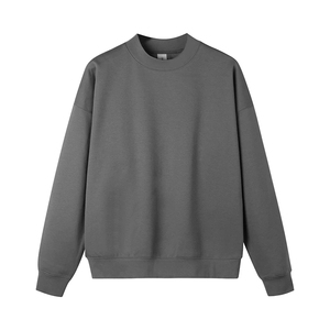 Sweat-shirts et pulls à capuche unisexes en polyester/coton épais, respirants, sportifs, à col rond, coupe ample, chauds pour l'hiver, décontractés - Product Image 4