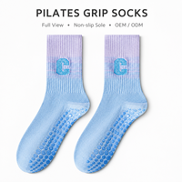 Chaussettes de Pilates pour femmes, respirantes, souples, idéales pour le Reformer, le yoga, la barre, la formation, couleur personnalisée, production en gros