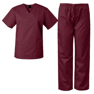 Latest Design Men Medical Nurse Scrubs V-Neck <b>Tops</b> and Pants Fashion Nursing Medical Scrubs Uniform Set - Product Image 3