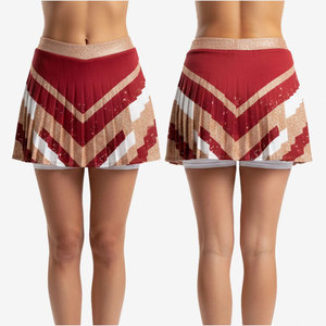 Meilleure jupe de cheerleading personnalisée avec strass, tenue de cheerleader compétitive par sublimation, créez votre propre jupe de danse de cheerleading 2026 - Product Image 1