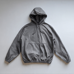 Sudadera con Capucha Cortavientos 100% Nailon, Unisex, Manga Larga, Impermeable, con Capucha, para Hombre y Mujer - Product Image 1