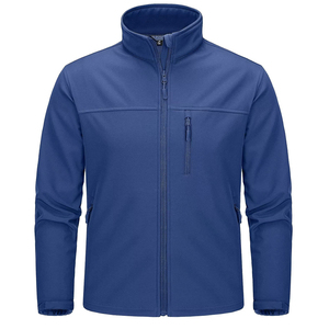 Custom <b>Men</b>’s Technical Softshell <b>Jacket</b> Waterproof Windproof Sportswear High Quality Full Zip <b>Jacket</b> with Chest Yoke Zip Pocket - Product Image 1