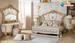 Ensemble de meubles de chambre à coucher en teck de qualité supérieure, finition noire moderne, ensemble de meubles de chambre à coucher Royal Maharaja au prix d'usine au Royaume-Uni - Product Image 2