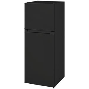 Frigorifero Nero da 4 Piedi Cubi con Porte Reversibili, Piccolo Frigo Compatto con Congelatore - Product Image 1