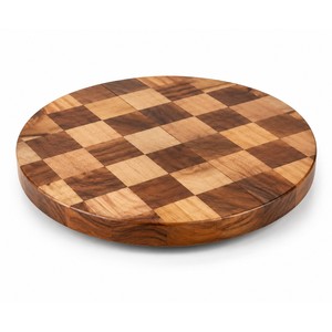Plateau tournant en bois d'acacia pour jeux de société, vente en gros |   Plateau tournant de cuisine artisanal - Product Image 1