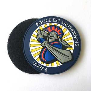 Wholesale Manufacturer Custom Printed Embossed 3D <b>Heat</b> Transfer Press Soft Pvc Rubber Patch Iron On Logo Hat Patches - Product Image 1