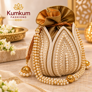 Hot Selling Lotus Potli Drawstring Bag Indian Handmade Wedding Return <b>Gift</b> Bridal <b>Festive</b> Diwali Ramadan Party Favors - Product Image 3