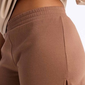 Casual Custom <b>Women's</b> <b>White</b> High Waist Cotton Knitted <b>Shorts</b> Elastic Waist Casual Summer Sweat <b>Shorts</b> Sporty <b>Shorts</b> For <b>Women</b> - Product Image 3