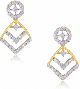 Boucles d'oreilles en diamant de qualité supérieure, dernier design, or 14k 9k pour femmes, prix de gros pour l'exportation - Product Image 1