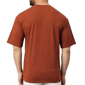 T-shirt en tricot surdimensionné pour homme, best-seller - Couleurs et tailles personnalisables, 100% coton, séchage rapide, haute qualité, prix bas, vente en gros - Product Image 2