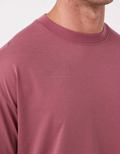 Boxy Fit Blanc T-Shirt Personnalisé Hommes Français Terry Sweat T Shirt 100% Bio Pima Coton Tee 300 GSM Heavyweight Oversized Tshirt - Product Image 6