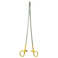 Porte-aiguille en acier inoxydable, instrument chirurgical, poignée ergonomique, maintien sécurisé de l'aiguille, équipement médical durable