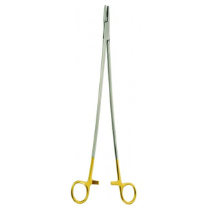 Portaagujas de Acero Inoxidable, Instrumento Quirúrgico con Mango Ergonómico, Agarre Seguro para Agujas, Equipo Médico Duradero - Product Image 1