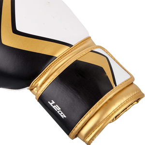 Guantes de Boxeo de Piel Sintética PU de 8oz Personalizados por el Fabricante, Guantes de Entrenamiento de Combate para Adultos al por Mayor para Boxeo, Muay Thai y Kickboxing - Product Image 3