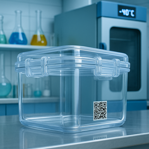 Contenedor Transparente de Tritán de Grado Óptico, Personalizable OEM, 1 Año de Garantía para la Preservación de Muestras Químicas en Laboratorio - Product Image 1