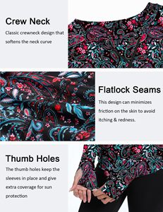 Nuevo Diseño, Camiseta de Pesca para Mujer, Impermeable, Transpirable, Talla Grande, UPF 50, Resistente al Viento, Antibacteriana, Protección Solar, Manga Larga, Estampada - Product Image 5