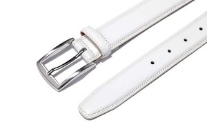 Cinturón de Cuero Genuino para Hombre, Cinturón Clásico Informal para Vestir, para Jeans, Pantalones, Oficina, Trabajo, Uso Diario, Correa Ajustable y Duradera - Product Image 4