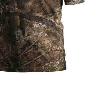 Camisetas de Caza Personalizadas, Camisa de Pesca con Camuflaje, Material Elástico Transpirable y Cómodo, Camisetas de Caza de Manga Corta con Efecto Deslavado - Product Image 5