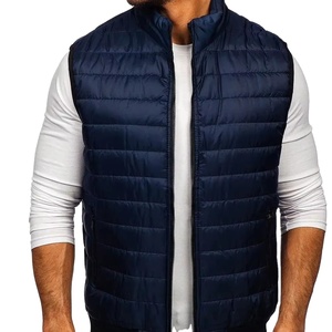 Veste matelassée pour homme à manches courtes, personnalisable OEM, vente en gros, vestes de haute qualité pour hommes 2026 - Product Image 1