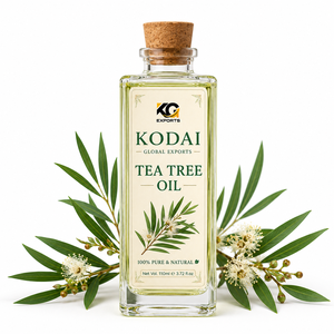 Huile d'Arbre à Thé 100% Pure et Naturelle 100ml en Bouteille Ambrée avec Prise US 100g du Tamil Nadu pour Soins Personnels - Product Image 1
