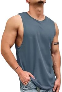 เสื้อกล้ามออกกำลังกายผู้ชาย ผ้าฝ้าย ใส่สบาย อุ่นสบาย เหมาะกับฤดูร้อน ฤดูใบไม้ร่วง ฤดูหนาว ทุกฤดู สีพื้น รับสั่งทำ - Product Image 2