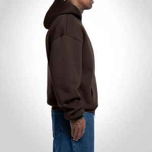 Sudadera con Capucha y Cremallera Extra Grande para Hombre, de Alta Calidad y Personalizada - Product Image 4