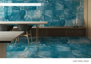 Carreaux de porcelaine design luxe, surface haute brillance Jazz, 60x120cm, 600x1200mm, format 24x48, pour décoration murale intérieure moderne - Product Image 2