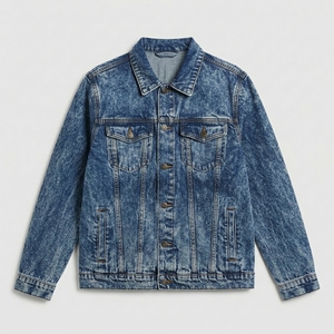 Custom <b>Men</b> <b>Denim</b> <b>Jacket</b> Modern Lifestyle Outerwear with Premium Construction and Wholesale Manufacturing Solutions Best Selling - Product Image 1