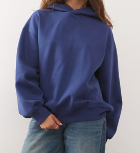 Sudadera con Capucha Oversize para Mujer, Personalizada con Logotipo Bordado, de Felpa de Algodón de 220g, Estilo Holgado, Ropa Urbana - Product Image 1