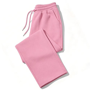 Plain <b>White</b> Hip Hop Style Streetwear Sweatpants <b>Men</b> Casual Regular Fit Solid Color <b>Jogger</b> Pants - Product Image 5
