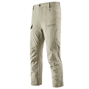 <b>Waterproof</b> Cargo Pants Durable Outdoor Casual Mid Lightweight Breathable Quick Dry 100% Cotton Performance Hiking <b>Trousers</b> - Product Image 1