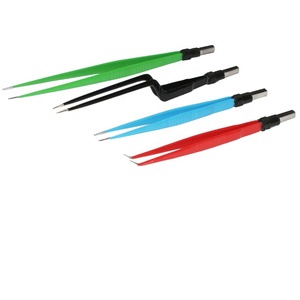Pinces bipolaires électriques à cautérisation, revêtement pour une durabilité accrue, pointe fine, réutilisables, à baïonnette, pour chirurgie générale, autoclavables, classe I, 5 ans - Product Image 1