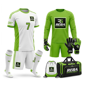 Premium Custom Soccer Uniform Set Jersey Shorts <b>Socks</b> Breathable Fabric Team <b>Training</b> Kit Professional Quality - Product Image 3