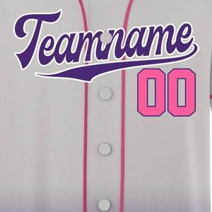 Wholesale Price Factory Custom Team Softball Jersey Durable Polyester Fabric High Quality Custom Design - Product Image 5