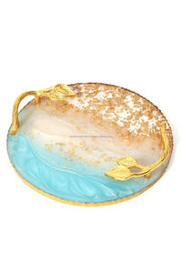 Direct Factory Supply Luxury Resin Tray for Food Beverage and Snack Serving with Modern Contemporary Style Available For Sale - Product Image 6