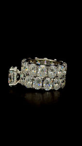 Trendy 2Pcs Sets <b>Rings</b> for Luxury Exquisite Oval Design <b>Crystal</b> Moissanite 925 Silver Finger <b>Rings</b> Women Jewelry - Product Image 6