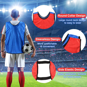 Chalecos de Entrenamiento de Fútbol de Malla Ligera de Primera Calidad, de Secado Rápido, para Hombres y Mujeres, Adecuados para el Uso Diario en Entrenamientos de Fútbol y Deportes - Product Image 5