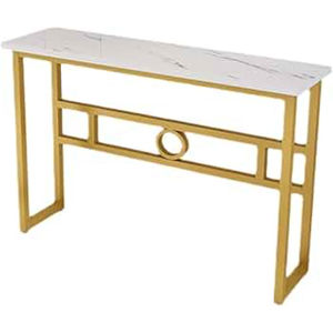 Console élégante avec étagère, structure en X, table d'entrée, meuble d'appoint pour couloir, salon, maison et bureau - Product Image 4